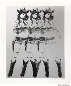 江口寿史エディションサイン入り版画「Cowgirls」 江口寿史エディションサイン入り版画「Cowgirls」 - メルカリ