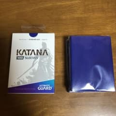 KATANAスリーブ 青 100枚のサムネイル