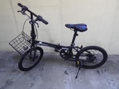 大阪引取限定 折りたたみ自転車、7段変速、高炭素鋼フレーム、ディスクブレーキ 大阪引取限定 折りたたみ自転車、7段変速、高炭素鋼フレーム、ディスク