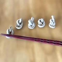 陶器 箸置き 5個セット お箸は売り物では有りません 3