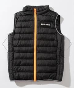 DIESEL ブラック ダウンベストのサムネイル