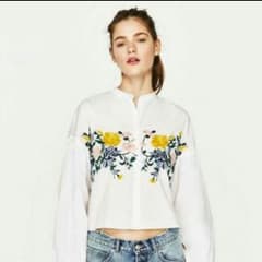 zara 刺繍ブラウスのサムネイル
