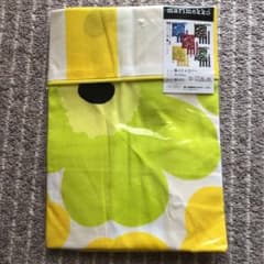 新品 マリメッコ 両面柄違い イエロー クッションカバー 座布団カバー 黄色 緑のサムネイル