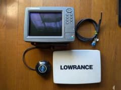 lowrance ローランス LCX37C 魚探セット　中古品のサムネイル