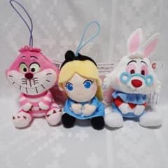 ふしぎの国のアリス むにゃすやマスコット Vol.5 ぬいぐるみ 3種セット