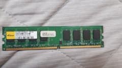 【ジャンク】elixir DDR2 PC2-6400U 2GB 1枚のサムネイル