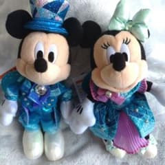 東京ディズニーシー 25周年 ぬいぐるみバッジ ペア ミッキー ミニーのサムネイル