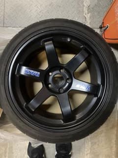 RAYS レイズ TE37 4本　タイヤ DIREZZA DZ 102のサムネイル