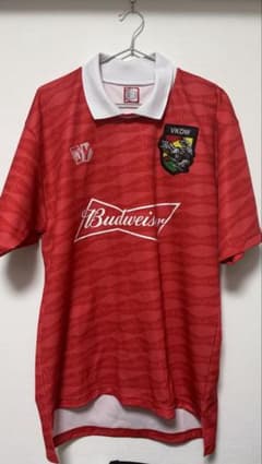 WASTED YOUTH×Budweiser サッカーゲームシャツ レッド XL - メルカリ