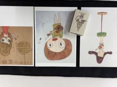 奈良美智さん ポストカード③枚と マッチ箱 (空箱) のセット - メルカリ