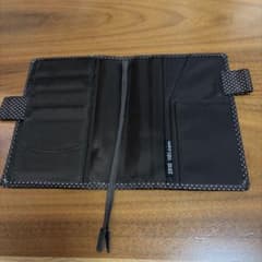 ほぼ日手帳カバー ドット柄 ブラックのサムネイル