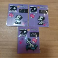 スヌーピー　70周年　シールワッペンのサムネイル