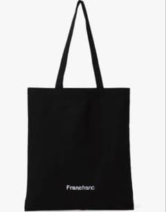 Francfranc トートバッグ ブラックのサムネイル