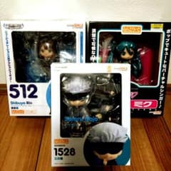 ねんどろいど　呪術廻戦五条悟　アイドルマスター渋谷凛　初音ミク　3体セット ねんどろいど 呪術廻戦五条悟 アイドルマスター渋谷凛 初音ミク 3体