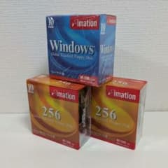 【新品・未開封・レア】imation製 フロッピーディスク 25枚×2箱 未開封】imation フロッピーディスク 3.5インチ 10枚入×3箱セット