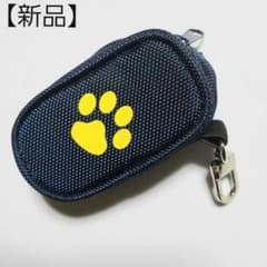 肉球が可愛い♡【新品】肉球ゴルフボールケース(ボール2個収納可)《ネイビー》のサムネイル
