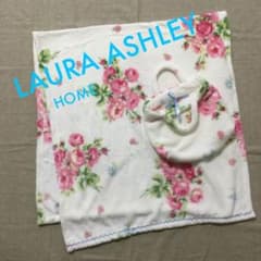 ローラアシュレイ　もこもこ　ブランケット　膝掛け　花柄のサムネイル