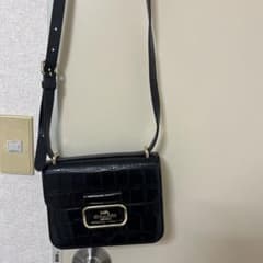 COACH クロコ型押し ショルダーバッグのサムネイル