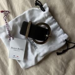 MAISON BOINET レザーバングル ブラウンのサムネイル