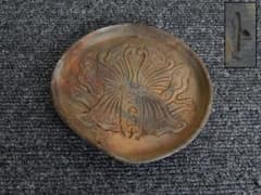 古美術 備前焼 金重陶陽 小皿 急須盆のサムネイル