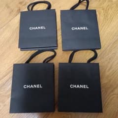 CHANEL ショップ袋 4枚セット 14cm✕16cm✕8cm - メルカリ