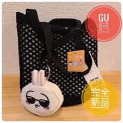 ⭐完全新品⭐GU ちいかわバッグ うさぎポーチ付きのサムネイル