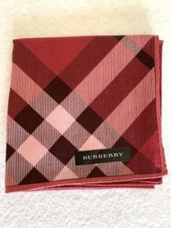 未使用タグ付き】BURBERRY ハンカチ チーフチェック柄 - メルカリ
