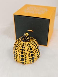 新品 草間彌生 YAYOIKUSAMA パンプキン オブジェ イエロー 直島限定