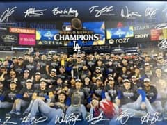【gれいと様専用】大谷翔平 ドジャースワールドシリーズ優勝記念フォト額入のサムネイル