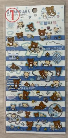 リラックマ　シールのサムネイル