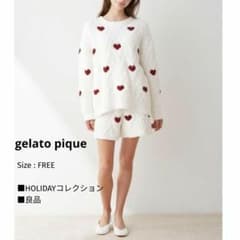 gelato pique ルームウェア ONE 良品 ハート パンツセットアップ