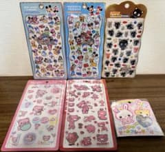 【正規品】プチドロップステッカーミッキーフレンズ、ベビーミッキー、グルーミー6点のサムネイル