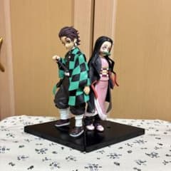 鬼滅の刃 竈門炭治郎 竈門禰豆子 フィギュア 2体セット 箱無しのサムネイル