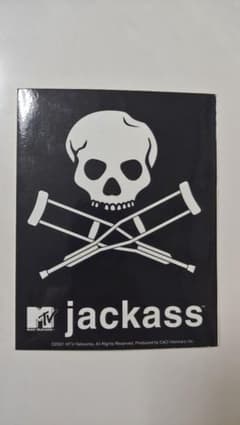 レア MTV Jackass 初期 ステッカー 2001年のサムネイル