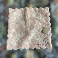 LAURA ASHLEY 수건 손수건 꽃무늬 핑크