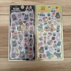 Disney Villains & Toy Story プチドロップステッカーのサムネイル