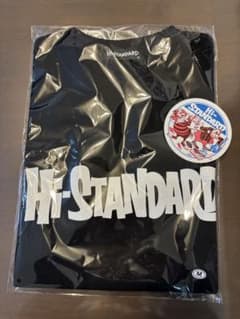 ハイスタ　FATロゴ　Tシャツ　hi-standard  黒　M  ステッカー付のサムネイル