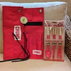 ガ*ケ様 CHUMS LOGO KITCHEN TOOL ROLL★カトラリー★のサムネイル