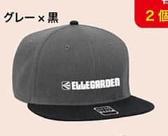 ELLEGARDEN スナップバックキャップ ブラック 新品未使用】ELLEGARDEN スナップバック キャップ グレー×黒 - メルカリ