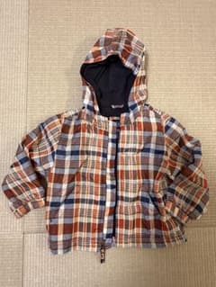 babyGap チェック柄 フード付きジャケット 90cmのサムネイル