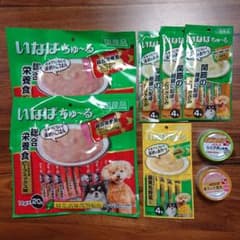 いなば ちゅ～る6袋(56本) & デビフ 缶詰 2個セットのサムネイル