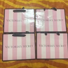 Victoria secret ビクトリアシークレット ショップ袋4枚セット - メルカリ