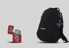 supreme 2018ss backpack black 正規品のサムネイル