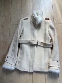 Calvin Klein ファー付きコート サイズ4のサムネイル