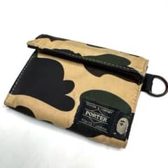 A BATHING APE× PORTER 財布 コラボ ウォレット - メルカリ