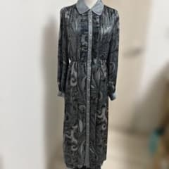 Sov. ダブスタ ペイズリー柄ロングワンピース - メルカリ