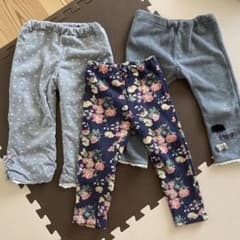 パンツ　長ズボン　まとめ　裏起毛　冬のサムネイル