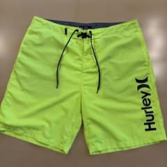 【美品】Hurley ワンアンドオンリーソリッド20 グリーン 34のサムネイル
