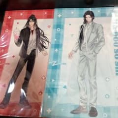 魔道祖師 公式茶屋 クリアファイル 魏無羨 藍忘機 魔道学園 高校生