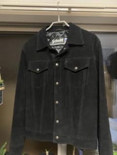 Schott スエードジャケット ブラック 40のサムネイル